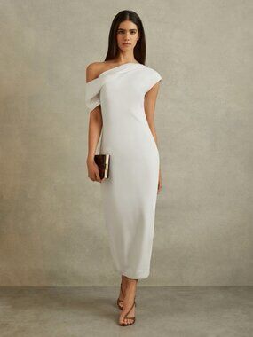 reiss laurent one shoulder dress REISS Laurent One Shoulder Slim Fit Dress